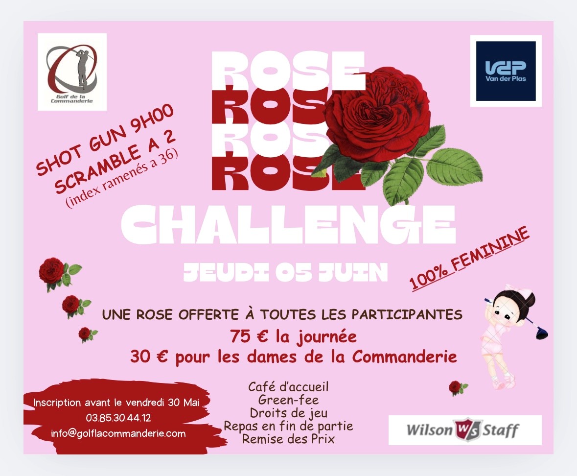 Retour de la Rose Challenge à La Commanderie - Golf la Commanderie